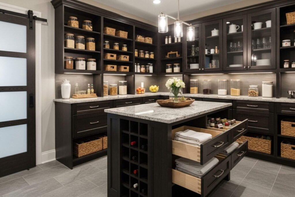 Custom Pantry Design: Walk-In vs. Cabinet Pantries for Modern Kitchens