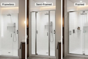 Compare Frameless, Semi-Framed, and Framed Shower Doors for Your Remodel (1)