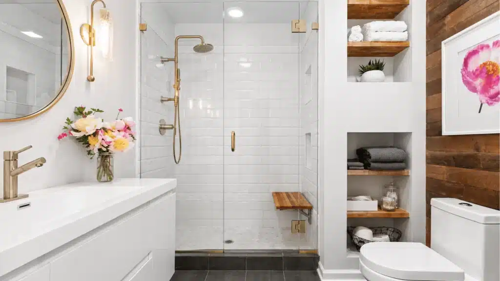 Custom Storage in Primary Bathrooms