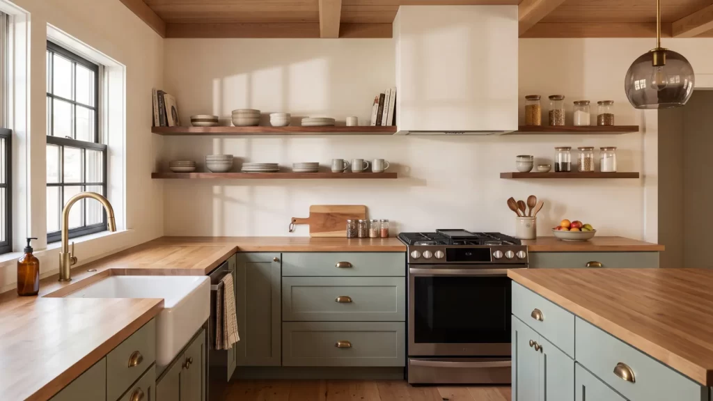 Mix Natural and Modern Materials